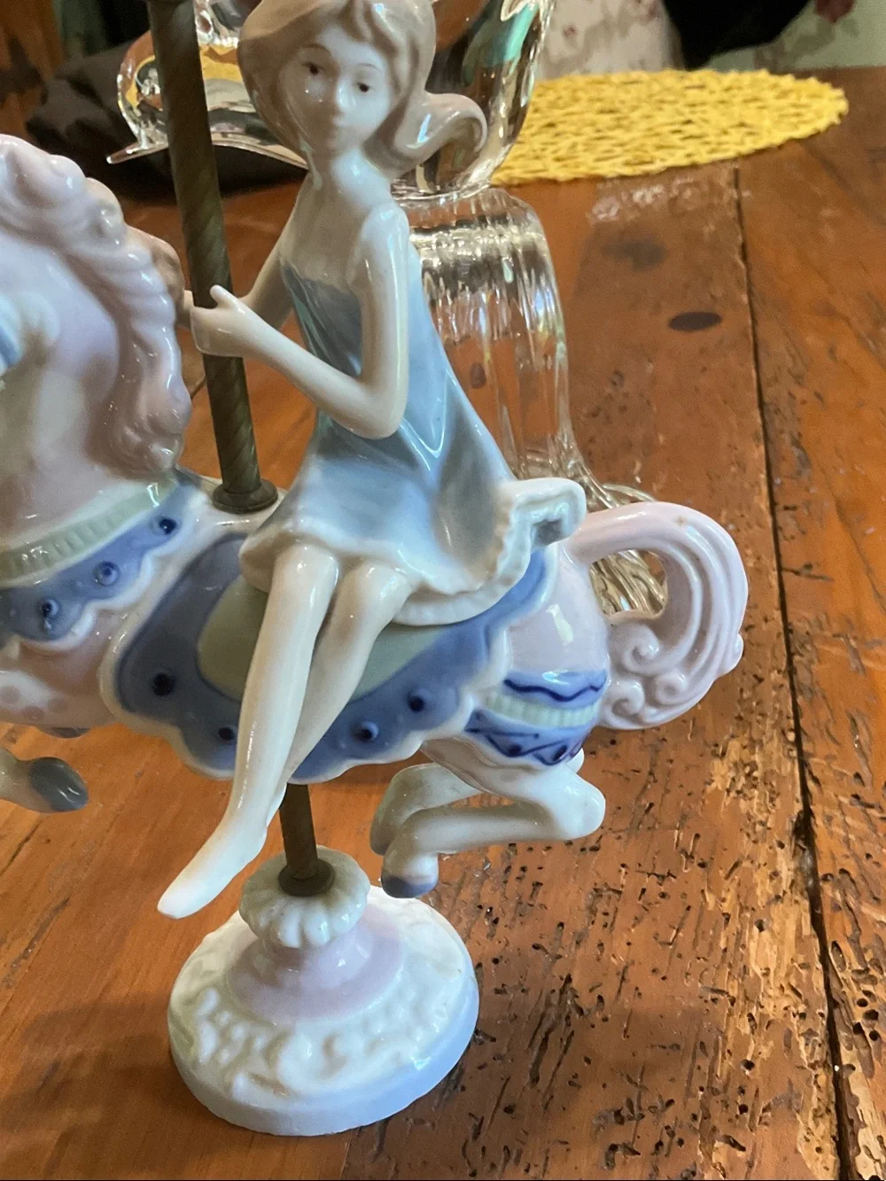 Vintage Paul Sebastian Porcelain Carousel Horse Figurine